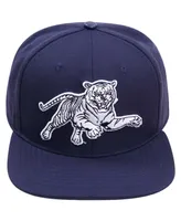 Men's Pro Standard Navy Jackson State Tigers Evergreen Mascot Snapback Hat
