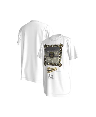 Big Boys and Girls Nike White Paris Saint-Germain Dna T-shirt