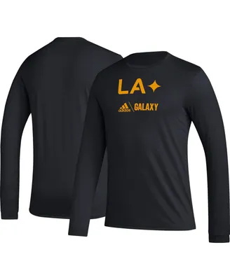 Men's adidas Black La Galaxy Icon Long Sleeve T-shirt