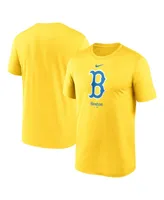 Men's Nike Gold Boston Red Sox City Connect Logo T-shirt