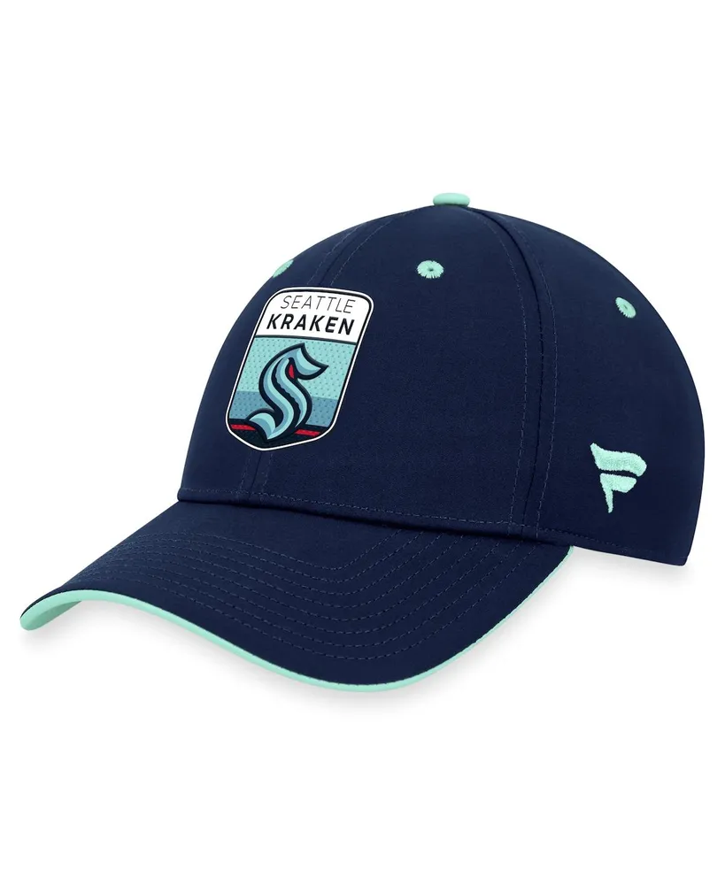Men's Fanatics Deep Sea Blue Seattle Kraken 2023 Nhl Draft Flex Hat