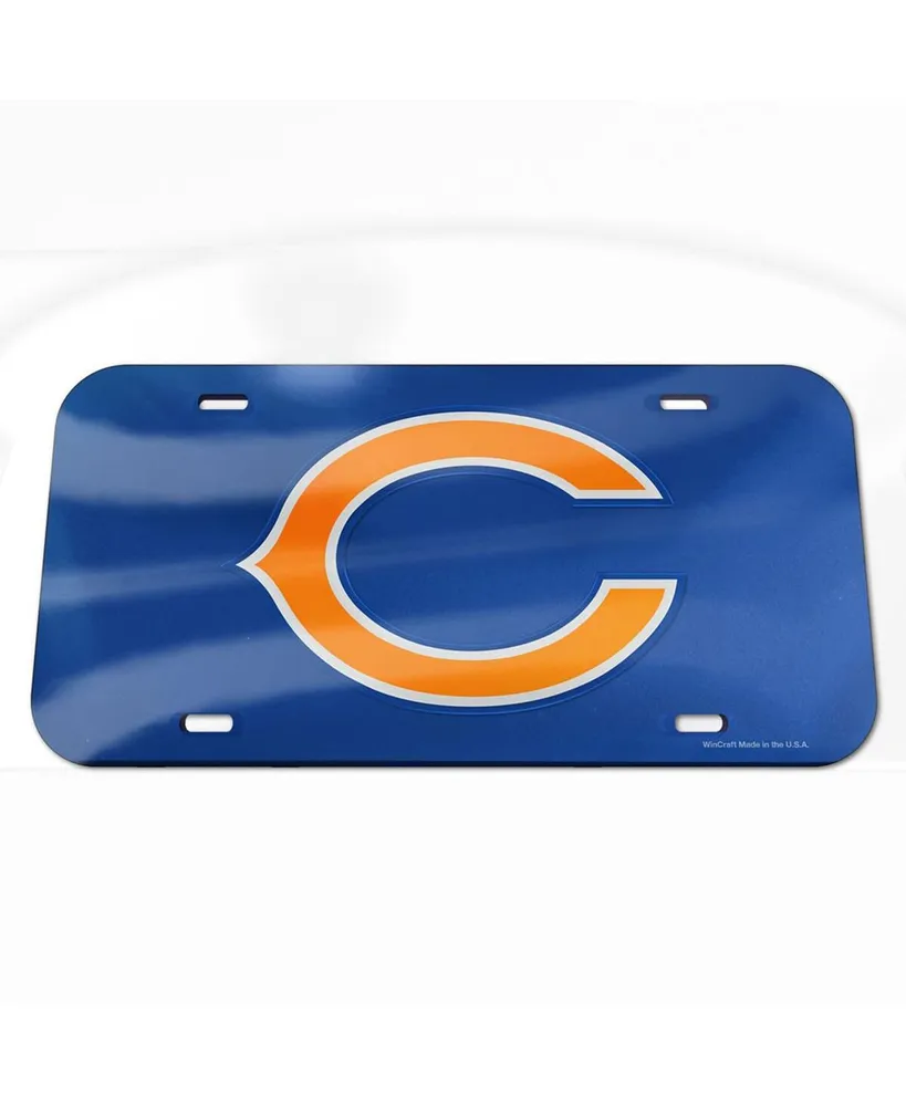 Wincraft Chicago Bears Logo Crystal Mirror License Plate