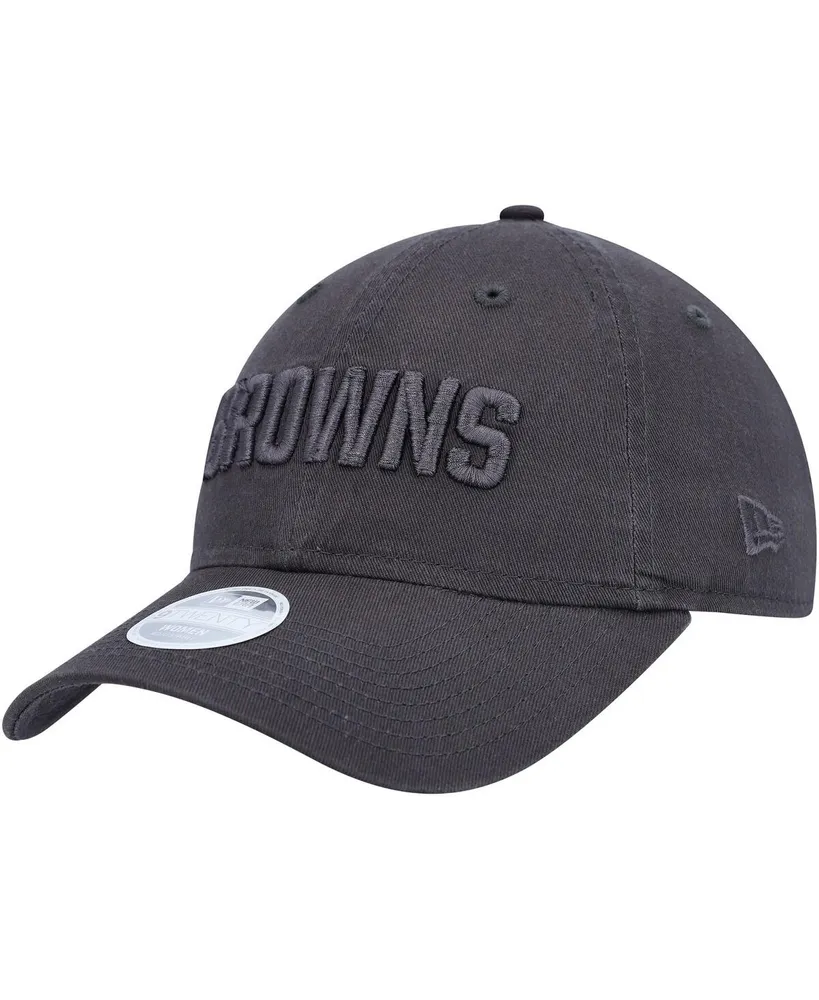 Women's New Era Graphite Cleveland Browns Core Classic 2.0 Tonal 9TWENTY Adjustable Hat