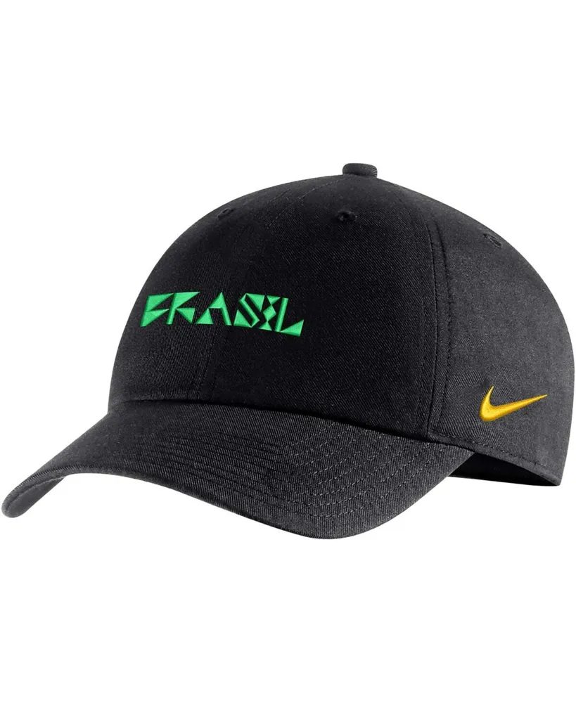 Men's Nike Black Brazil National Team Campus Performance Adjustable Hat