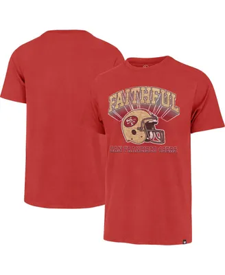 Men's '47 Brand Scarlet San Francisco 49ers Regional Franklin T-shirt