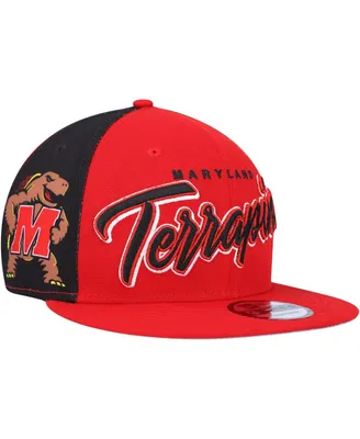 Men's New Era Red Maryland Terrapins Outright 9FIFTY Snapback Hat