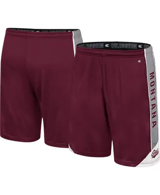 Men's Colosseum Maroon Montana Grizzlies Haller Shorts