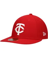 Men's New Era Scarlet Minnesota Twins Low Profile 59FIFTY Fitted Hat