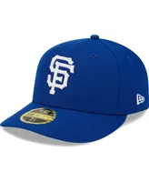 Men's New Era Royal San Francisco Giants White Logo Low Profile 59FIFTY Fitted Hat