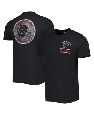 Men's '47 Brand Black Atlanta Falcons Open Field Franklin T-shirt