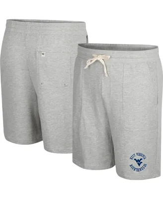 Men's Colosseum Heather Gray West Virginia Mountaineers Love To Hear This Terry Shorts