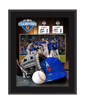 New York Mets 2015 Mlb National League Champions 10.5" x 13" Sublimated Plaque