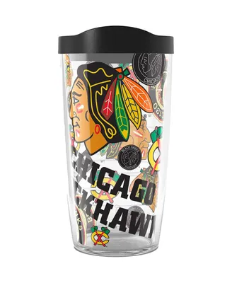 Tervis Tumbler Chicago Blackhawks 16 Oz Allover Classic Tumbler