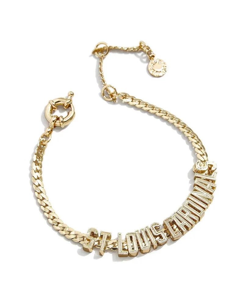 Women's Baublebar St. Louis Cardinals Curb Bracelet - Gold