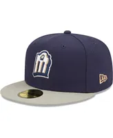 Men's New Era Navy San Antonio Missions Authentic Collection 59FIFTY Fitted Hat