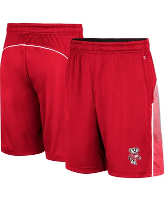 Big Boys Colosseum Red Wisconsin Badgers Max Shorts