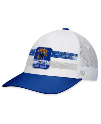Men's Top of the World White, Royal Kentucky Wildcats Retro Fade Snapback Hat