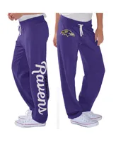 Women's G-iii 4Her by Carl Banks Purple Baltimore Ravens Scrimmage Fleece Pants