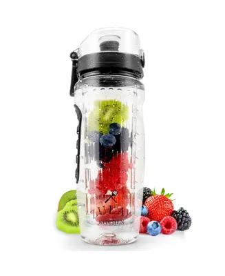 Zulay Kitchen Portable Water Bottle with Fruit Infuser