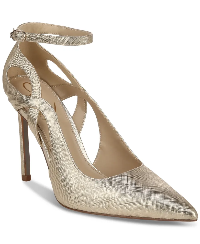 Sam Edelman Women's Adelisa Ankle-Strap Pointed-Toe Pumps