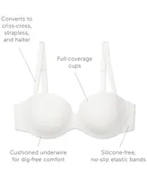 Warners This Is Not A Bra Cushioned Underwire Lightly Lined Convertible Strapless RG7791A