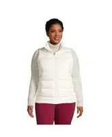 Lands' End Plus Size Down Puffer Vest