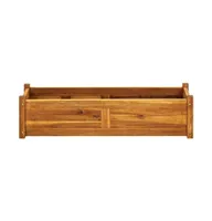 vidaXL Garden Raised Bed Acacia Wood 39.4"x11.8"x9.8"