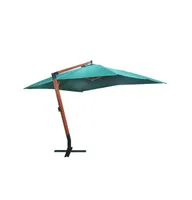 vidaXL Floating Parasol Melia 118.1"x157.5" Green