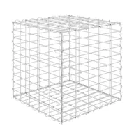 vidaXL Cube Gabion Raised Bed Steel Wire 19.7"x19.7"x19.7"