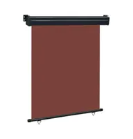 vidaXL 48429 Balcony Side Awning 57.1"x98.4" Brown