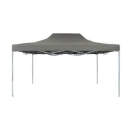 vidaXL Professional Folding Party Tent 9.8'x13.1' Steel Anthracite
