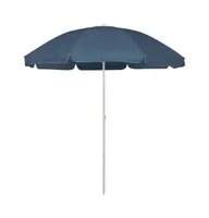 vidaXL Beach Umbrella Blue 94.5"