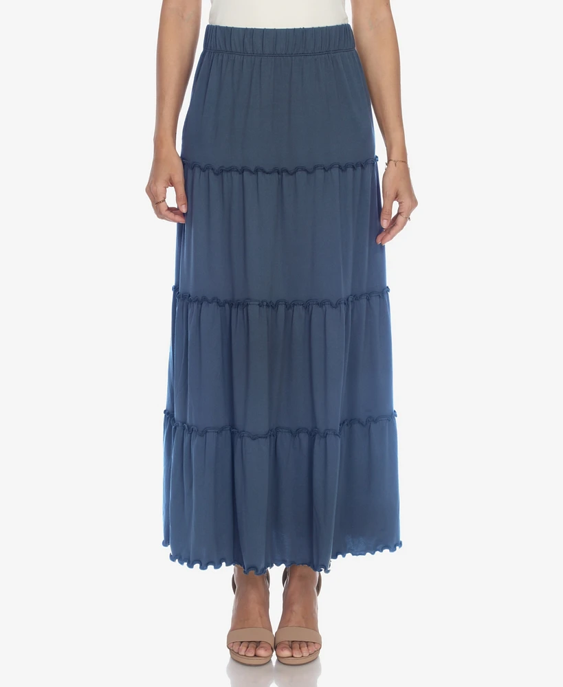 Women's Tiered Maxi Skirt