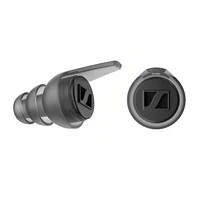 Sennheiser SoundProtex Earplugs - Reusable Hearing Protection with 2 Interchangeable Filters - High Fidelity Sound at a Safe Volume Level - Black