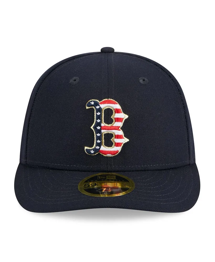 Men's New Era Navy Boston Red Sox 2023 Fourth of July Low Profile 59FIFTY Fitted Hat