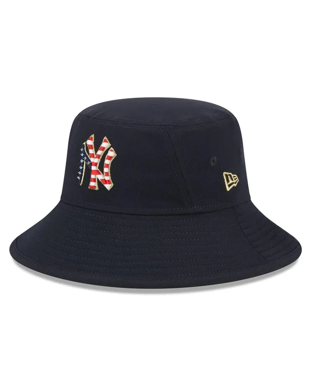 Lids Cleveland Guardians New Era 2023 Fourth of July Bucket Hat - Navy