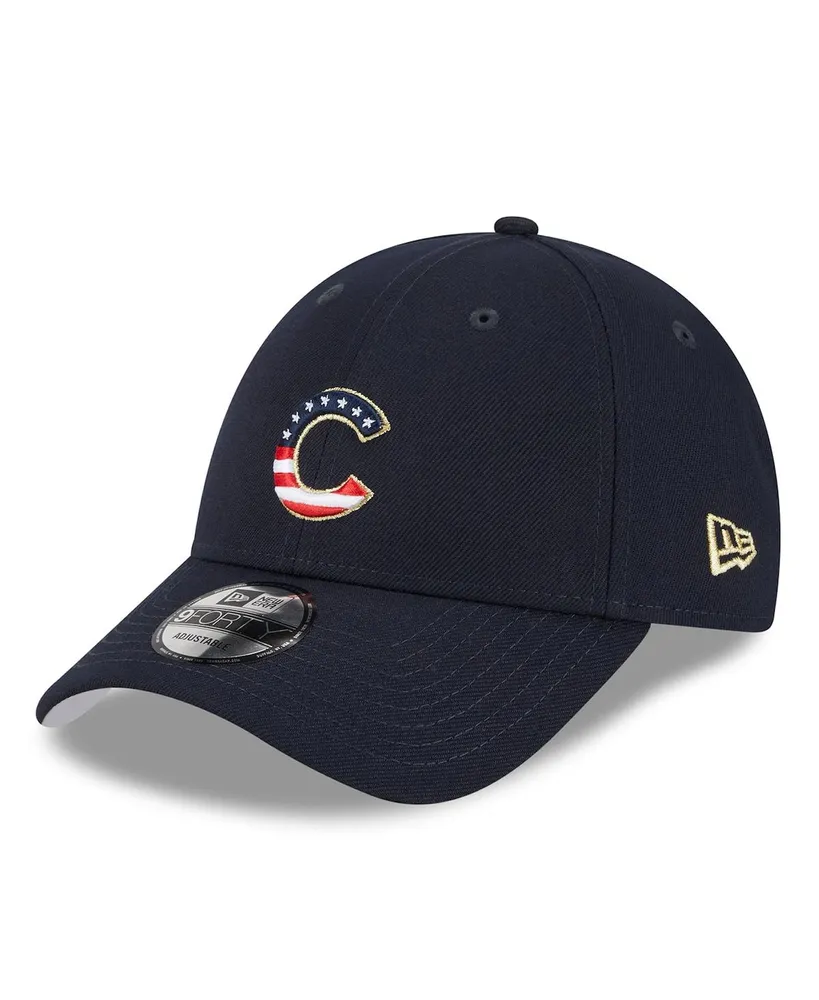 Men's New Era Navy Chicago Cubs 2023 Fourth of July 9FORTY Adjustable Hat