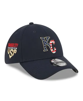 Men's New Era Navy Kansas City Royals 2023 Fourth of July 39THIRTY Flex Fit Hat