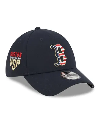 Men's New Era Navy Boston Red Sox 2023 Fourth of July 39THIRTY Flex Fit Hat