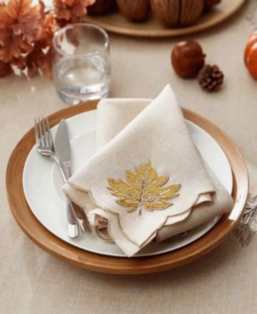 Happy Fall Leaves Table Linens Collection