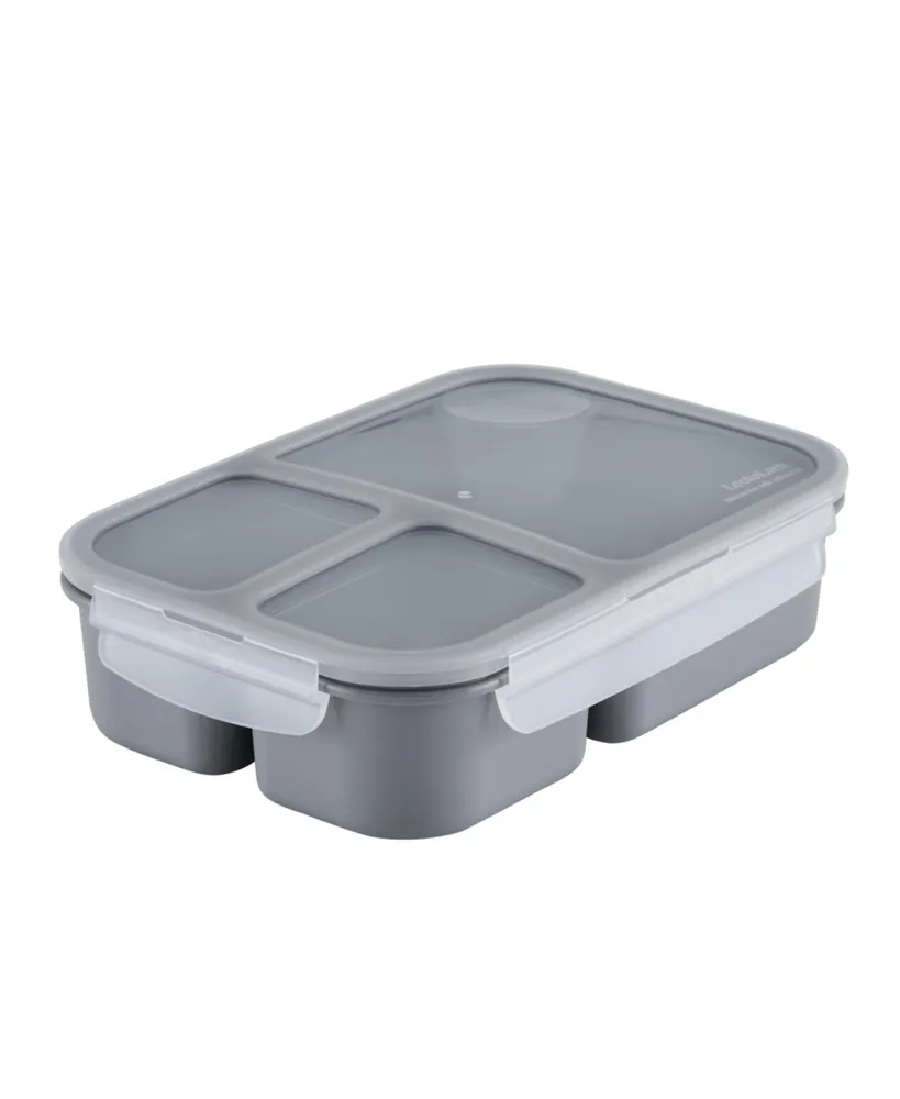 Lock n Lock Purely Better Rectangular Food Storage Container with Divider,  34-Ounce