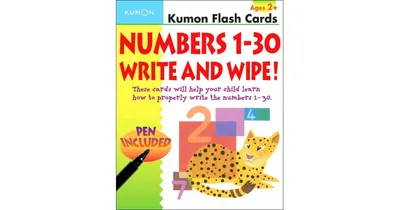 Numbers 1-30 Write Wipe by Kumon Publishing