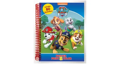 Paw Patrol Poster Paint Color by Phidal