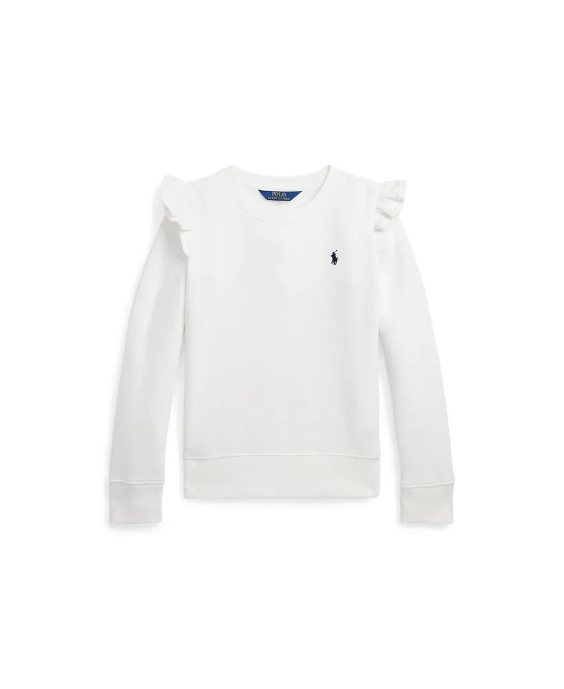 Polo Ralph Lauren Big Girls Ruffled Fleece Sweatshirt