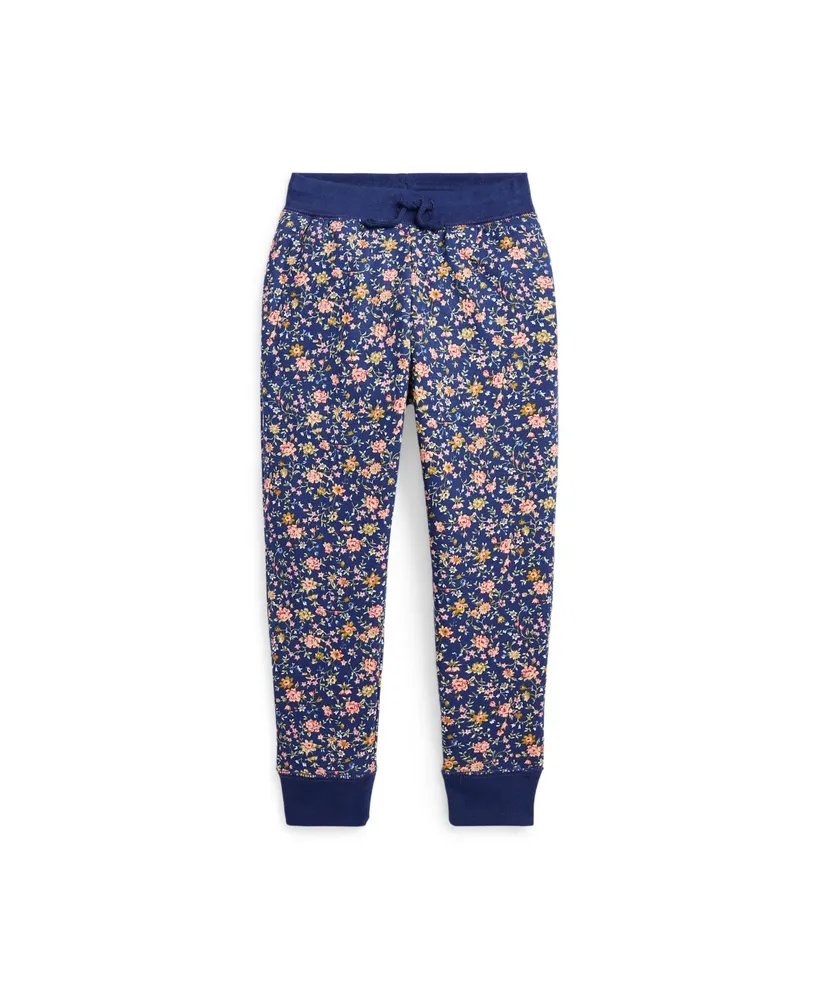Polo Ralph Lauren Toddler and Little Girls Floral Fleece Jogger Pants