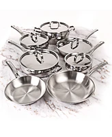 BergHOFF Belly Shape 12pc 18/10 Stainless Steel Cookware Set