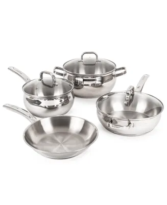 BergHOFF Belly 18/10 Stainless Steel 7 Piece Starter Cookware Set