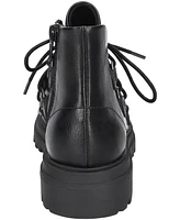 Bella Vita Women's Xandy Lace-Up Side Zip Ankle Booties