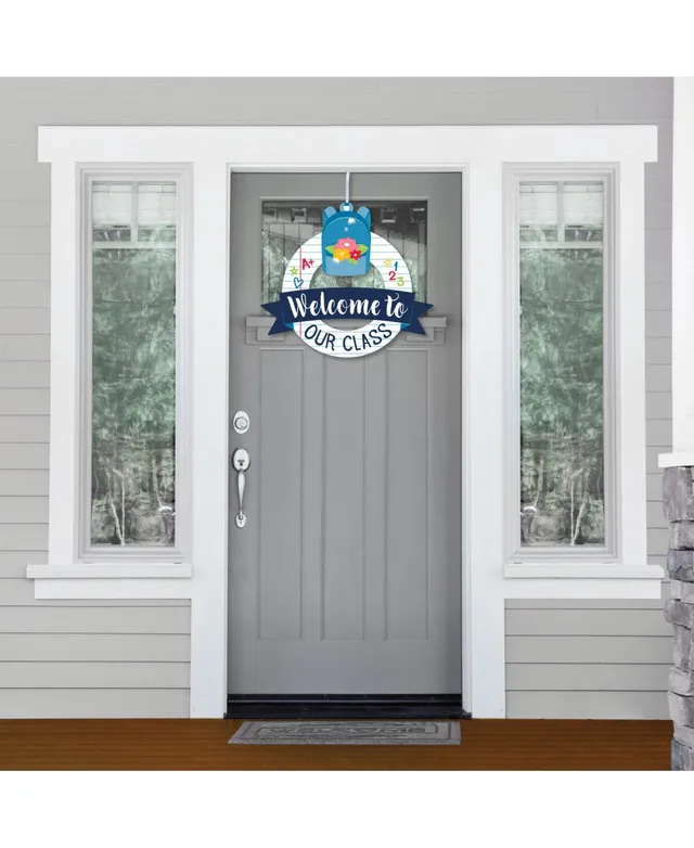 Big Dot Of Happiness Holiday Welcome - Front Door Seasonal Decor