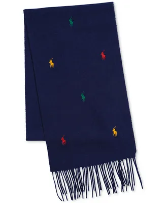 Polo Ralph Lauren Men's Embroidered Polo Player Scarf